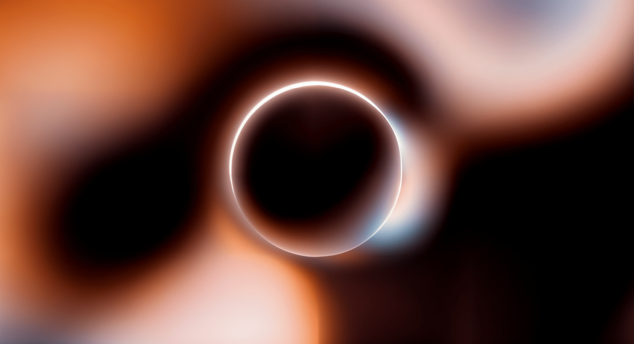 Abstract fluyd background with orange, pink and purple tones